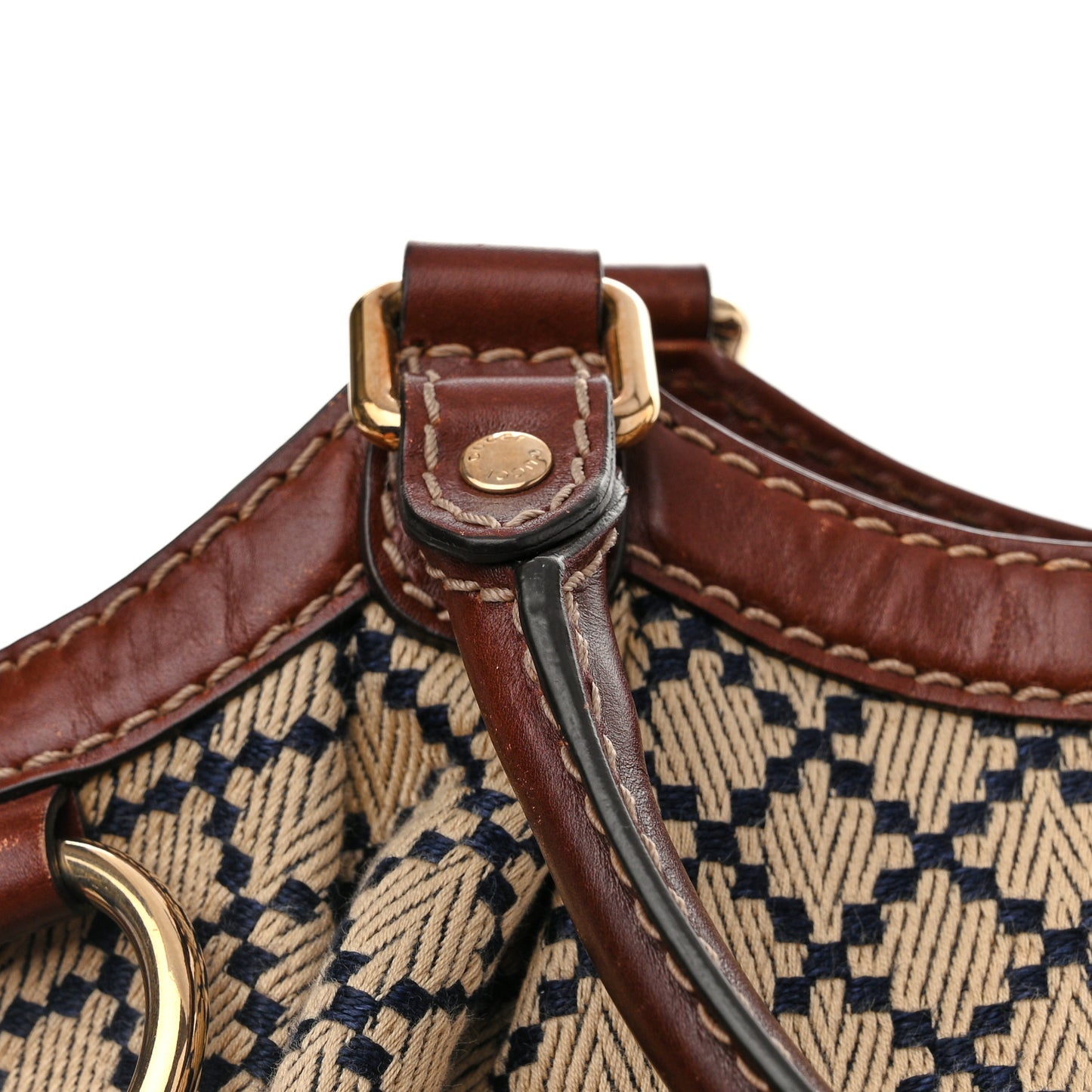 Diamante Medium Sukey Tote Brown