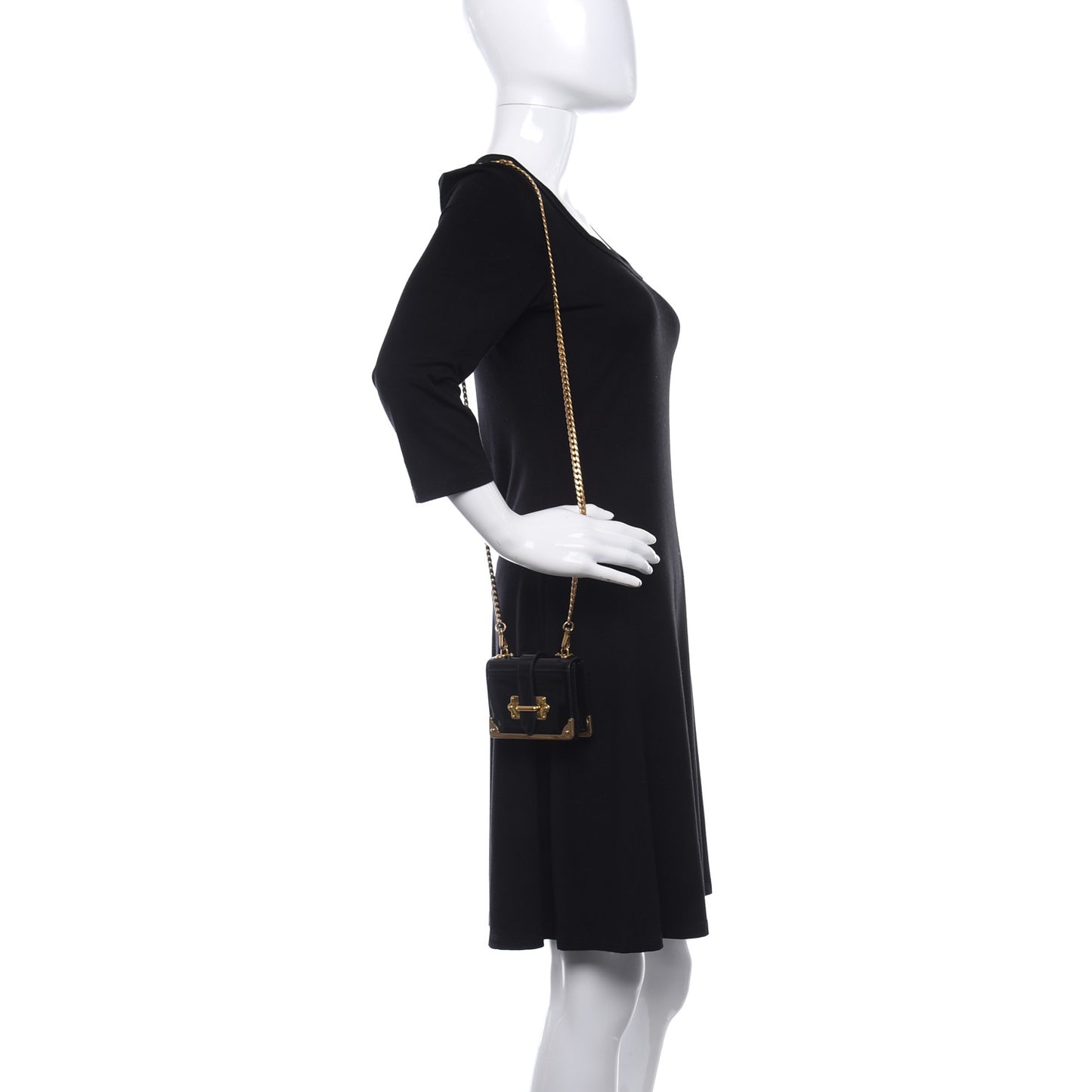 Spazzolato Micro Cahier Bag Black