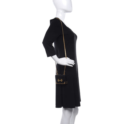 Prada Spazzolato Micro Cahier Bag Black 2 of 7