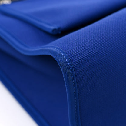 Hermes Toile Militaire Vache Hunter Herbag Zip Retourne 31 PM Bleu Electrique Bleu Saphir 10 of 11