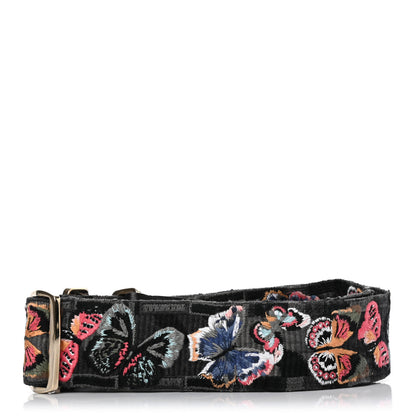 Valentino Garavani Canvas Camubutterfly Rockstud Guitar Strap Multicolor 2 of 4
