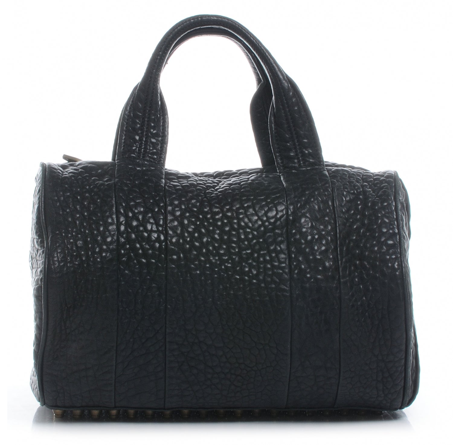 Alexander Wang Leather Rocco w Antique Brass Hardware Black 1 of 6