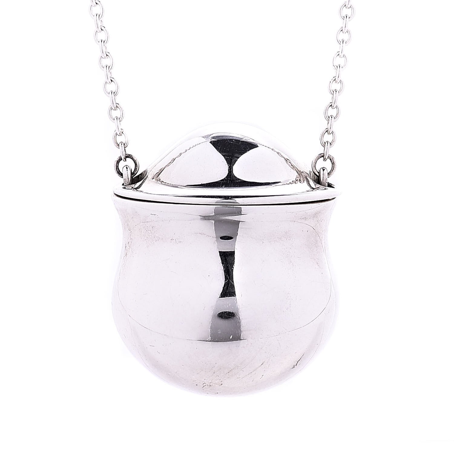 Tiffany Sterling Silver Elsa Peretti Bottle Inro Pendant Necklace 4 of 10