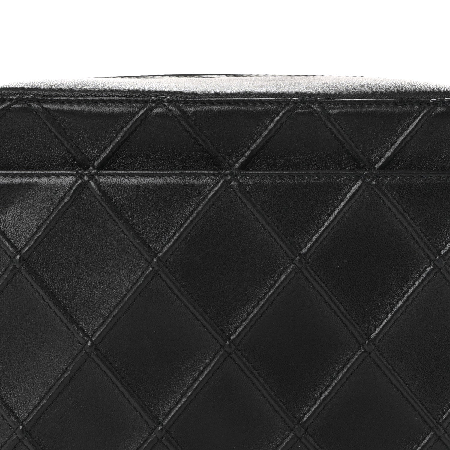 Chanel Lambskin Stitched Camera Case Black 9 of 12