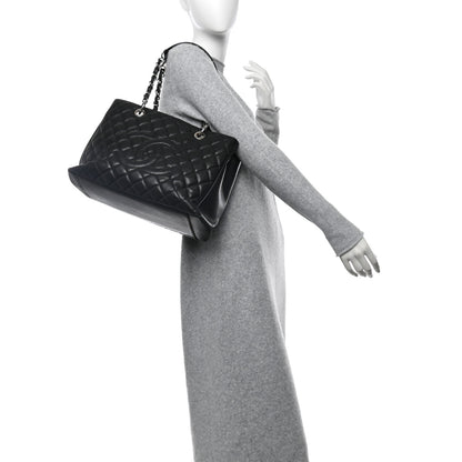 Chanel Caviar Quilted Grand Shopping Tote GST Black 2 of 14