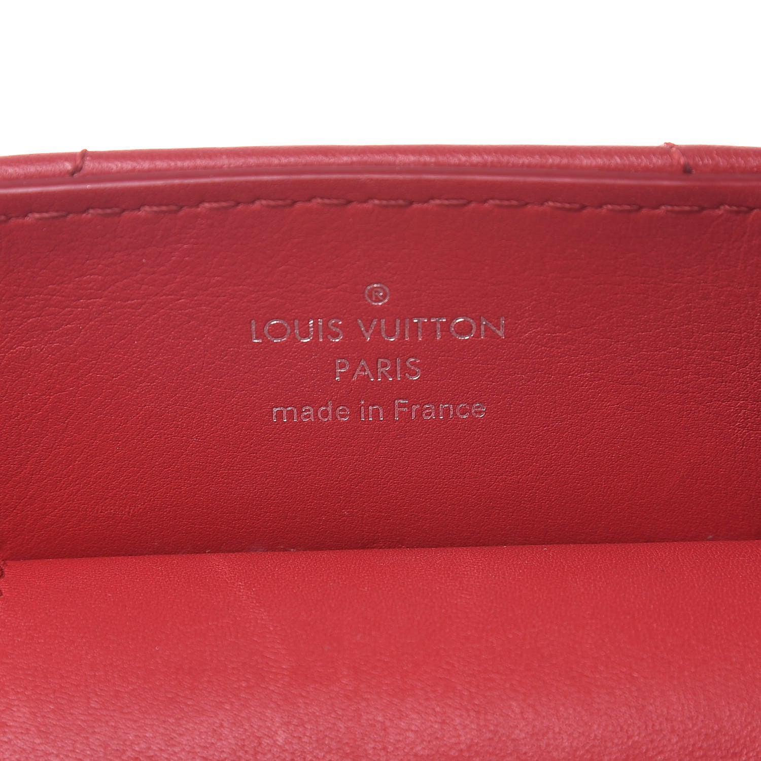 Louis Vuitton Calfskin New Wave Chain Tote Ecarlate 6 of 12
