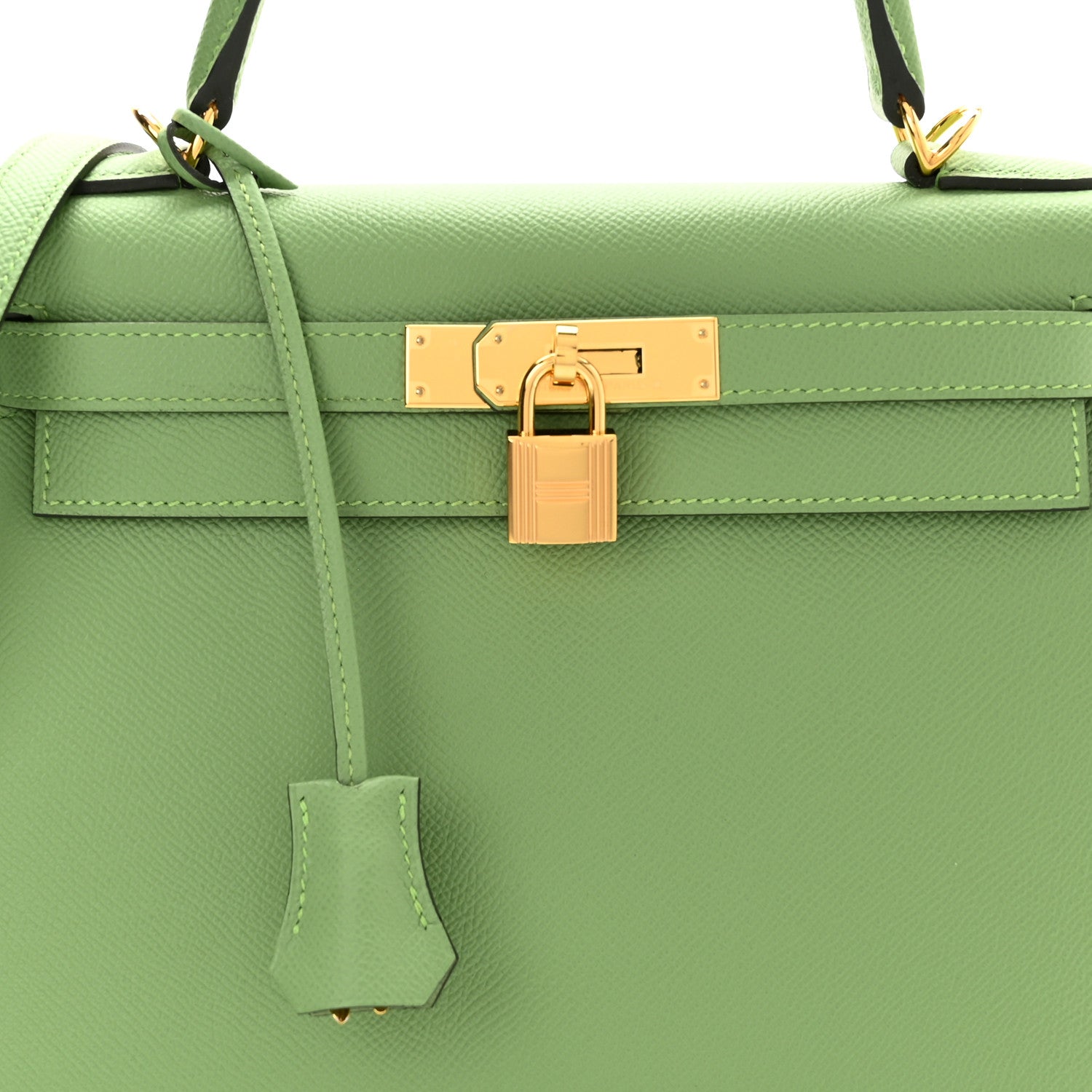 Hermes Epsom Kelly Sellier 28 Vert Criquet 8 of 11