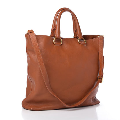 Prada Vitello Daino Shopping Tote Rame 3 of 10