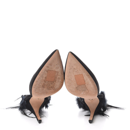 Christian Dior Suede Feather Dior Ethnie Pumps 37.5 Black 5 of 7