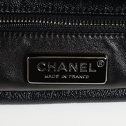 Chanel Deerskin Luxe Ligne Medium Bowler Black 6 of 7