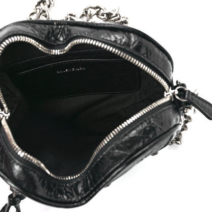 Balenciaga Agneau Arena Mini Le Cagole Heart Bag Black 5 of 11