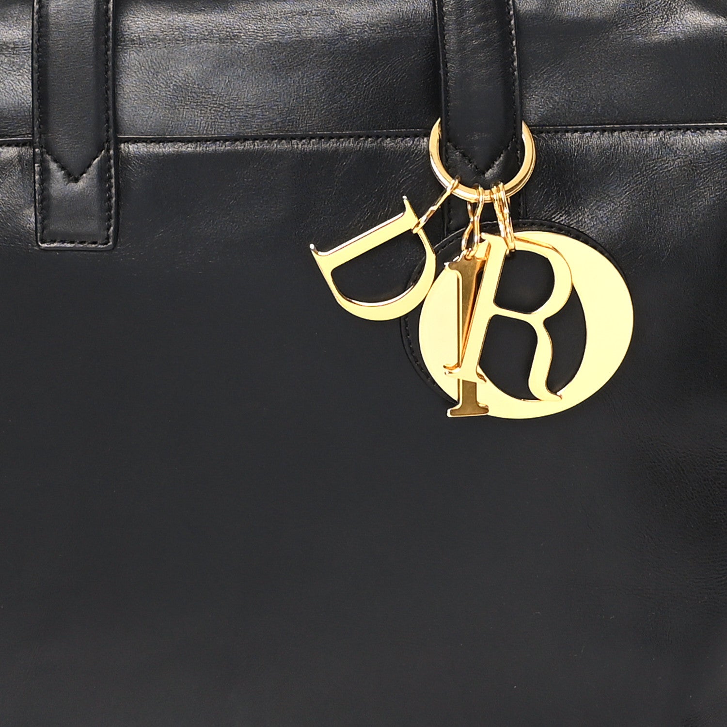 Christian Dior Lambskin Shoulder Bag Black 8 of 12