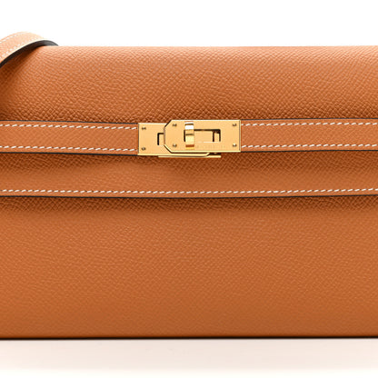 Hermes Epsom Kelly Wallet To Go Gold 8 of 11
