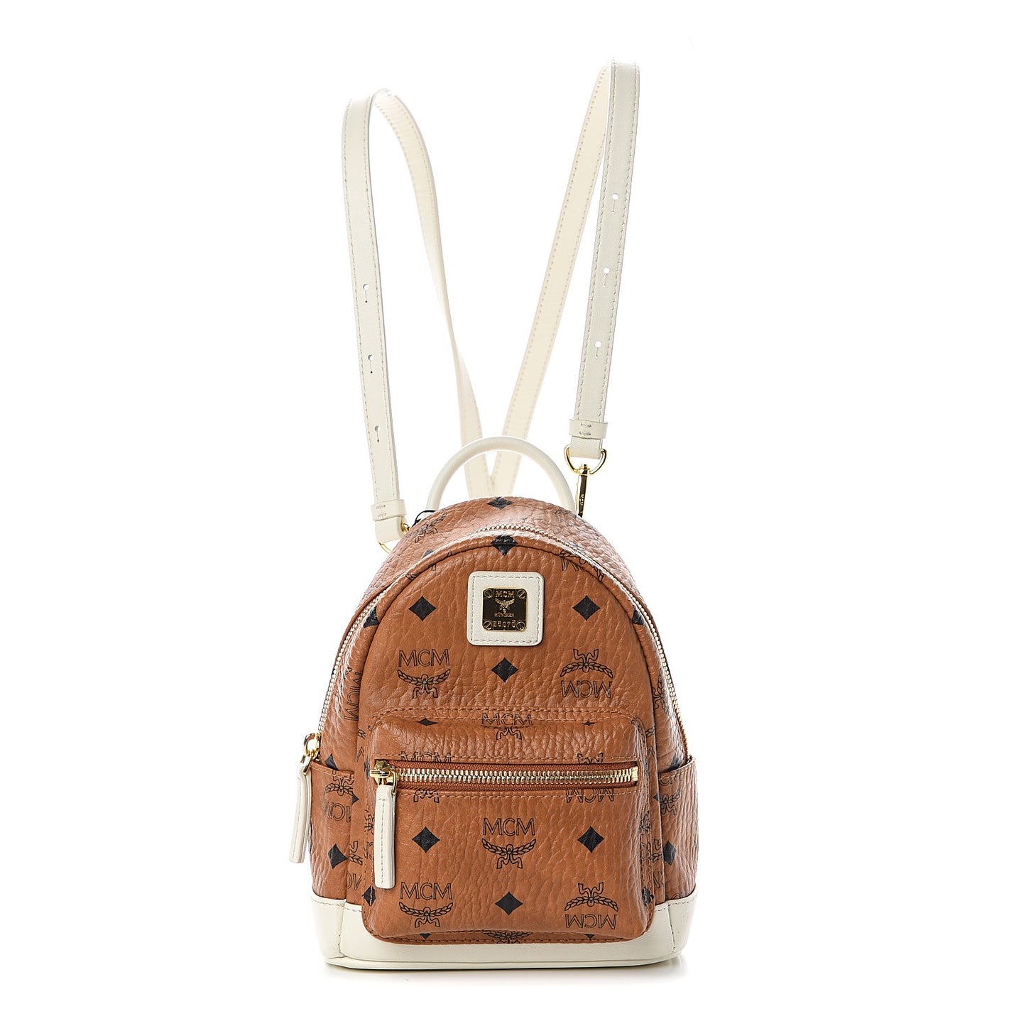 Visetos X-Mini Stark Backpack Cognac White