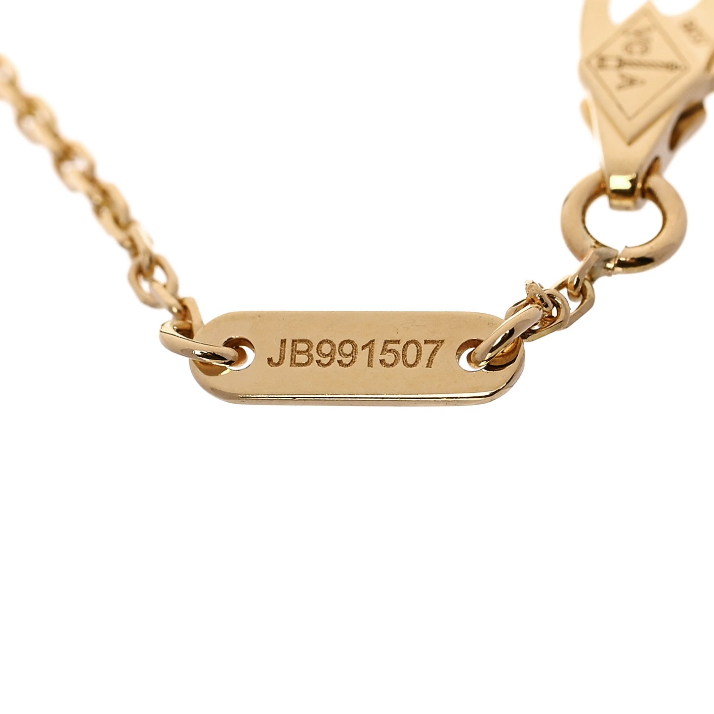 18K Yellow Gold Mother of Pearl Sweet Alhambra Bracelet