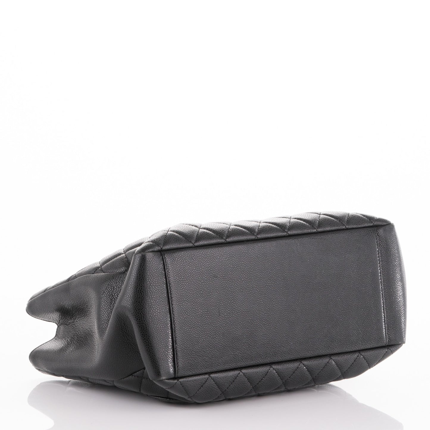 Caviar Quilted Grand Shopping Tote GST Black
