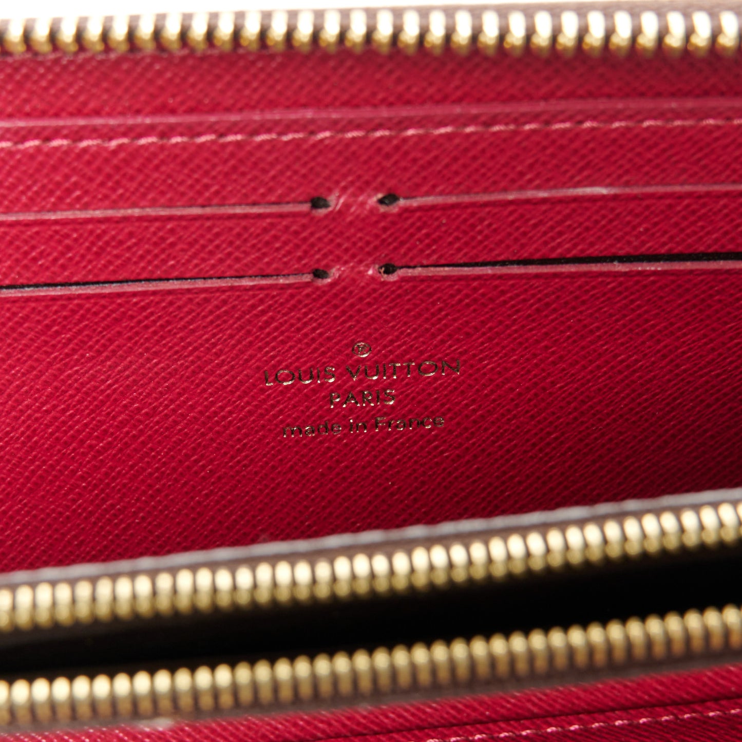 Monogram Clemence Wallet Fuchsia