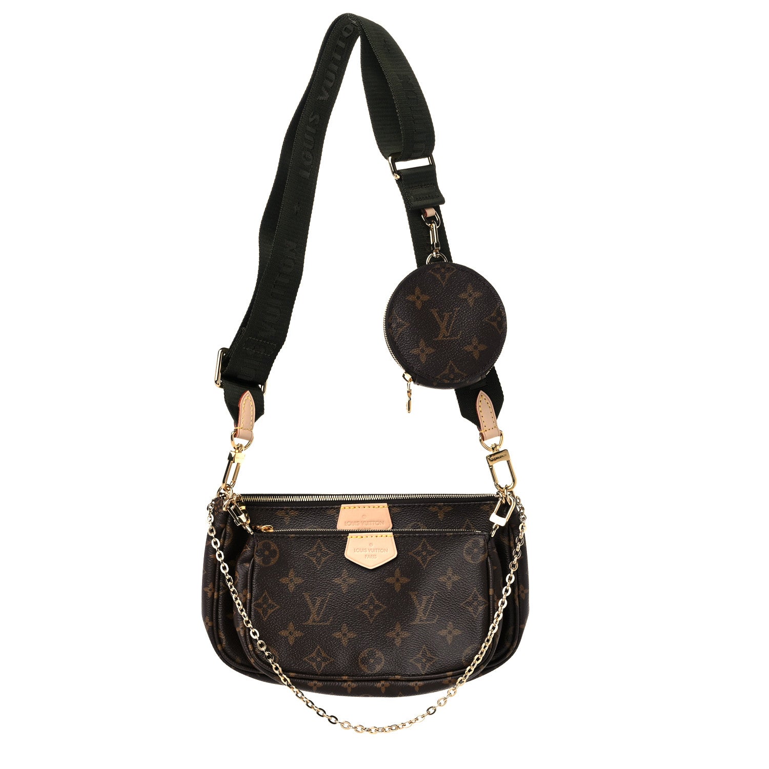 Louis Vuitton Monogram Multi Pochette Accessories Kaki 1 of 12