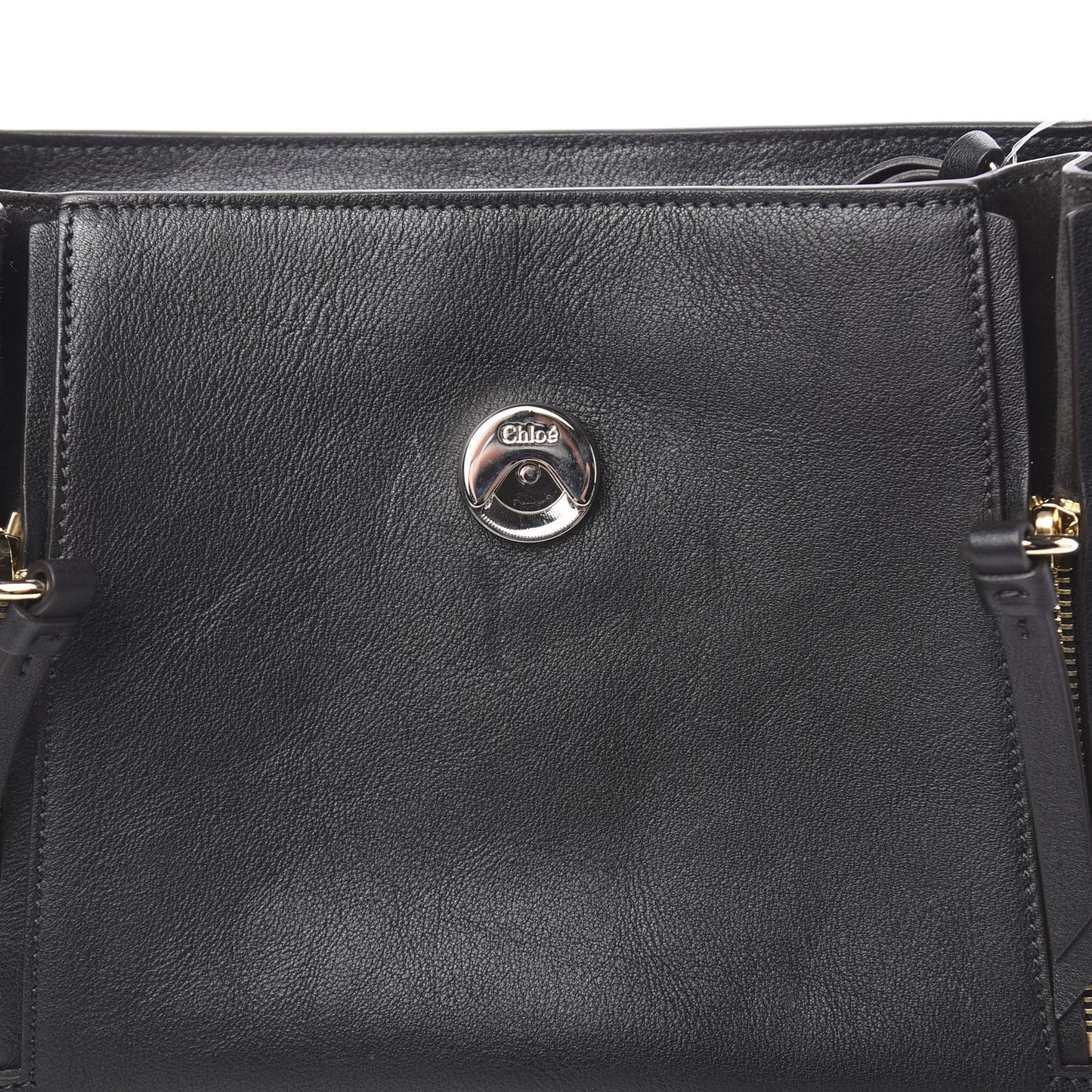 Calfskin Small Faye Day Shoulder Bag Black