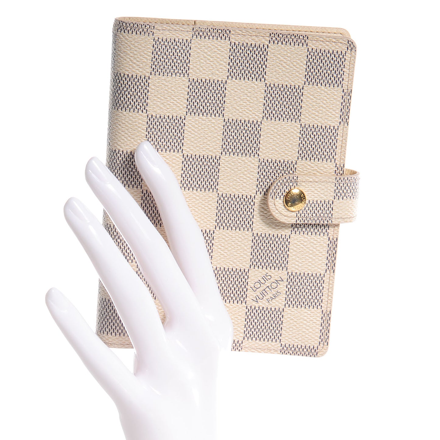 Damier Azur Small Ring Agenda Cover