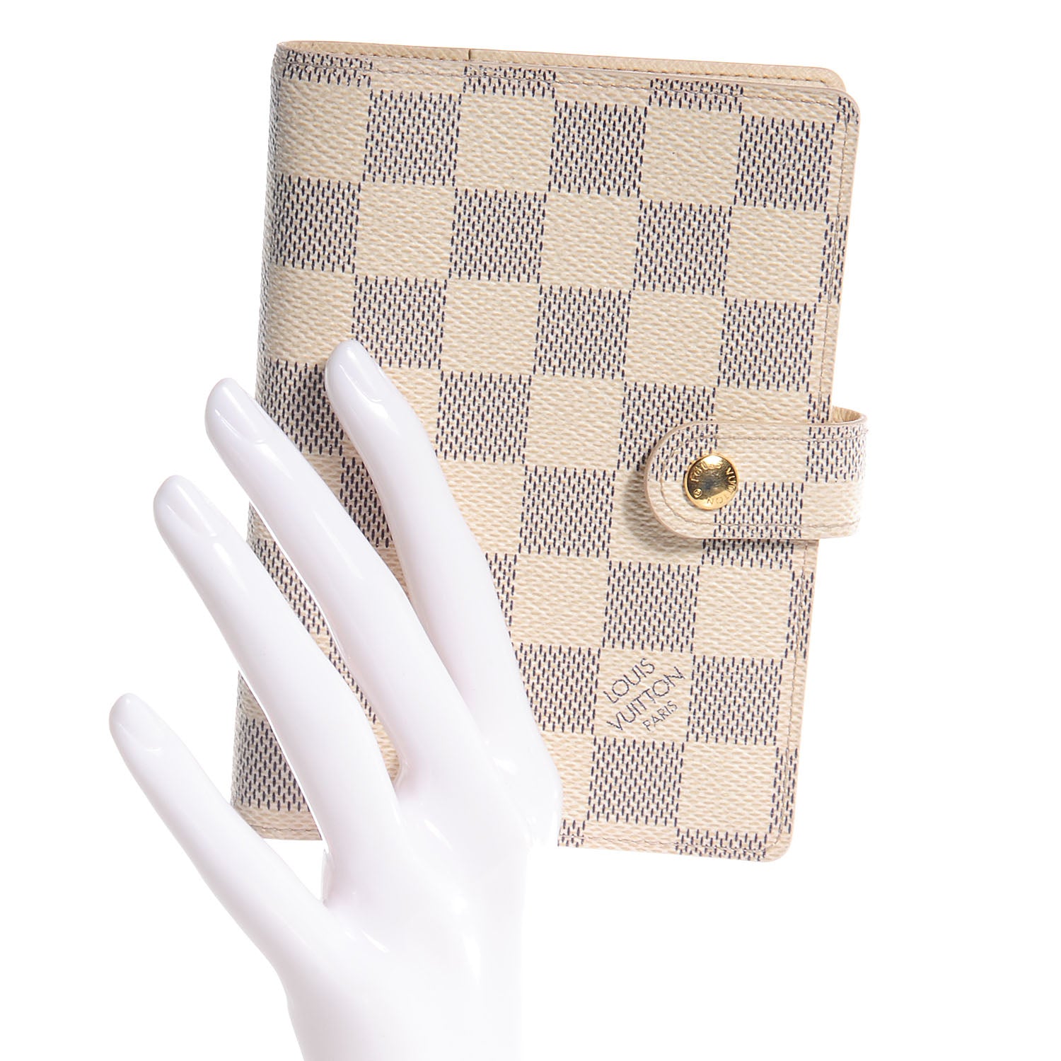 Louis Vuitton Damier Azur Small Ring Agenda Cover 2 of 8