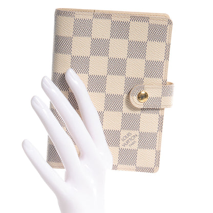 Louis Vuitton Damier Azur Small Ring Agenda Cover 2 of 8