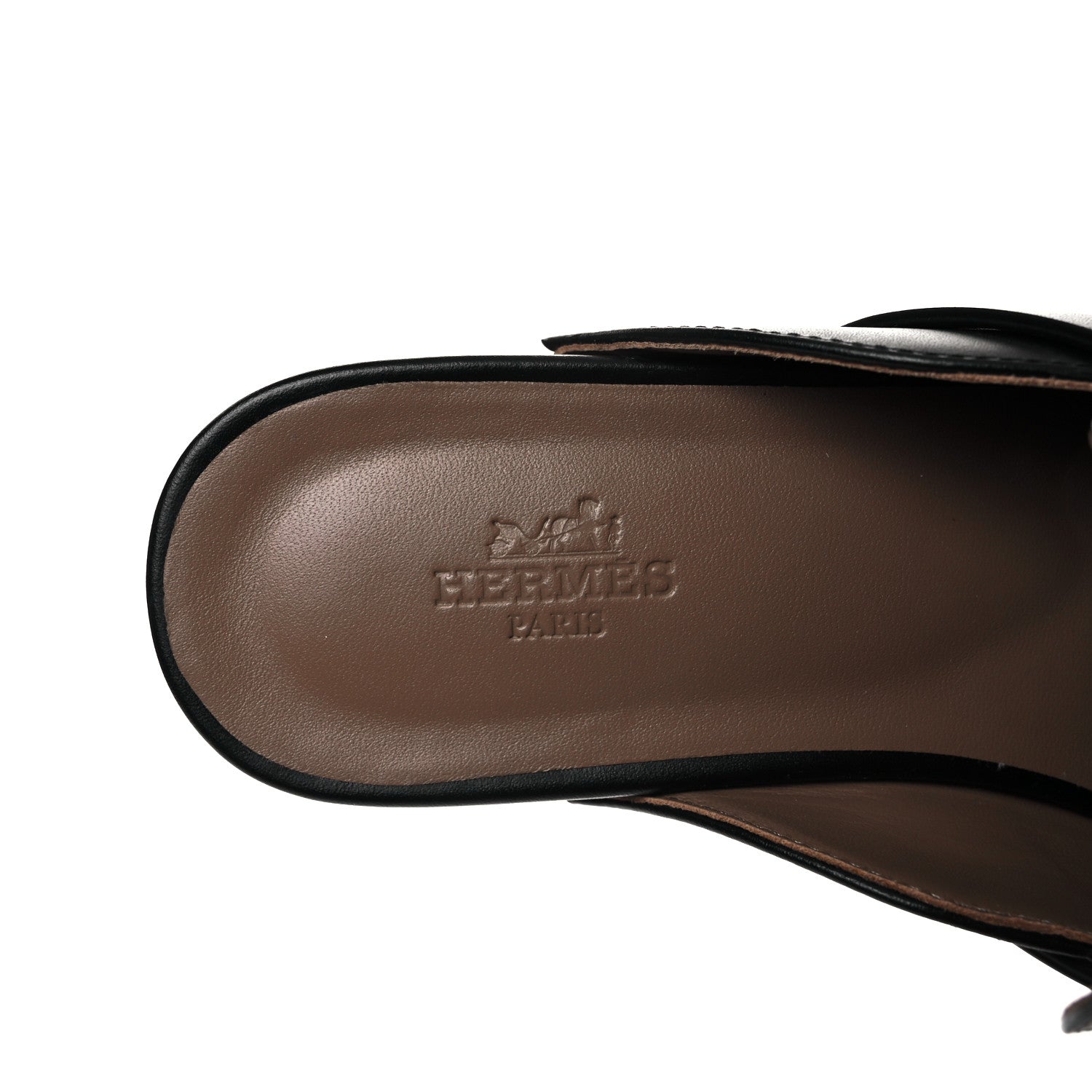 Hermes Calfskin Carlotta Mules 35 Black 7 of 10