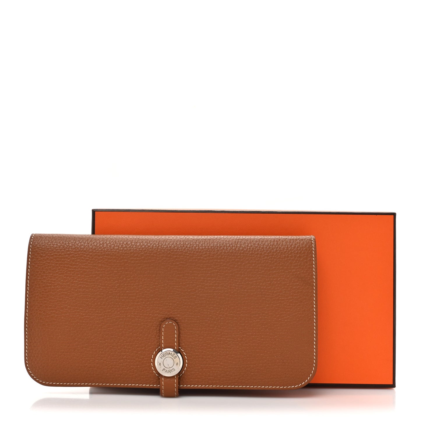 Togo Dogon Recto Verso Wallet Gold