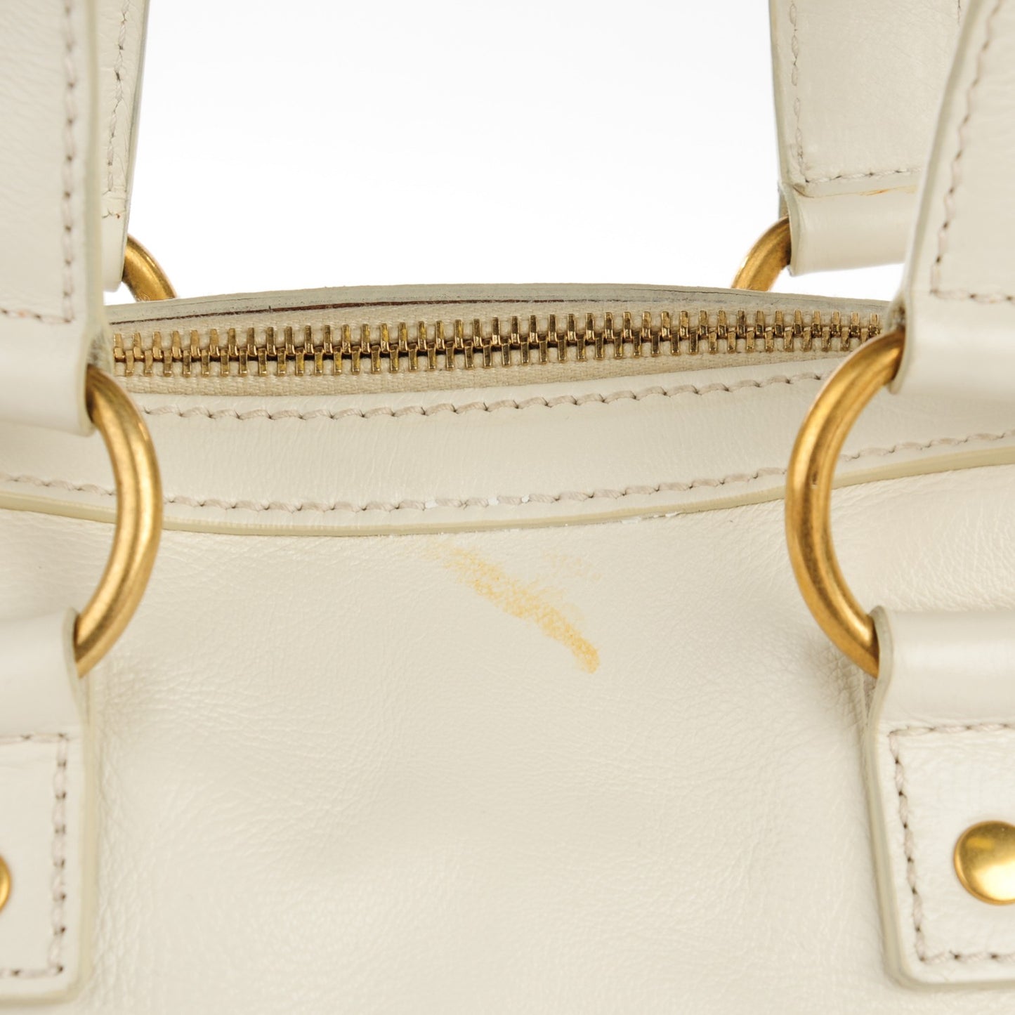 Calfskin Medium Muse Ivory