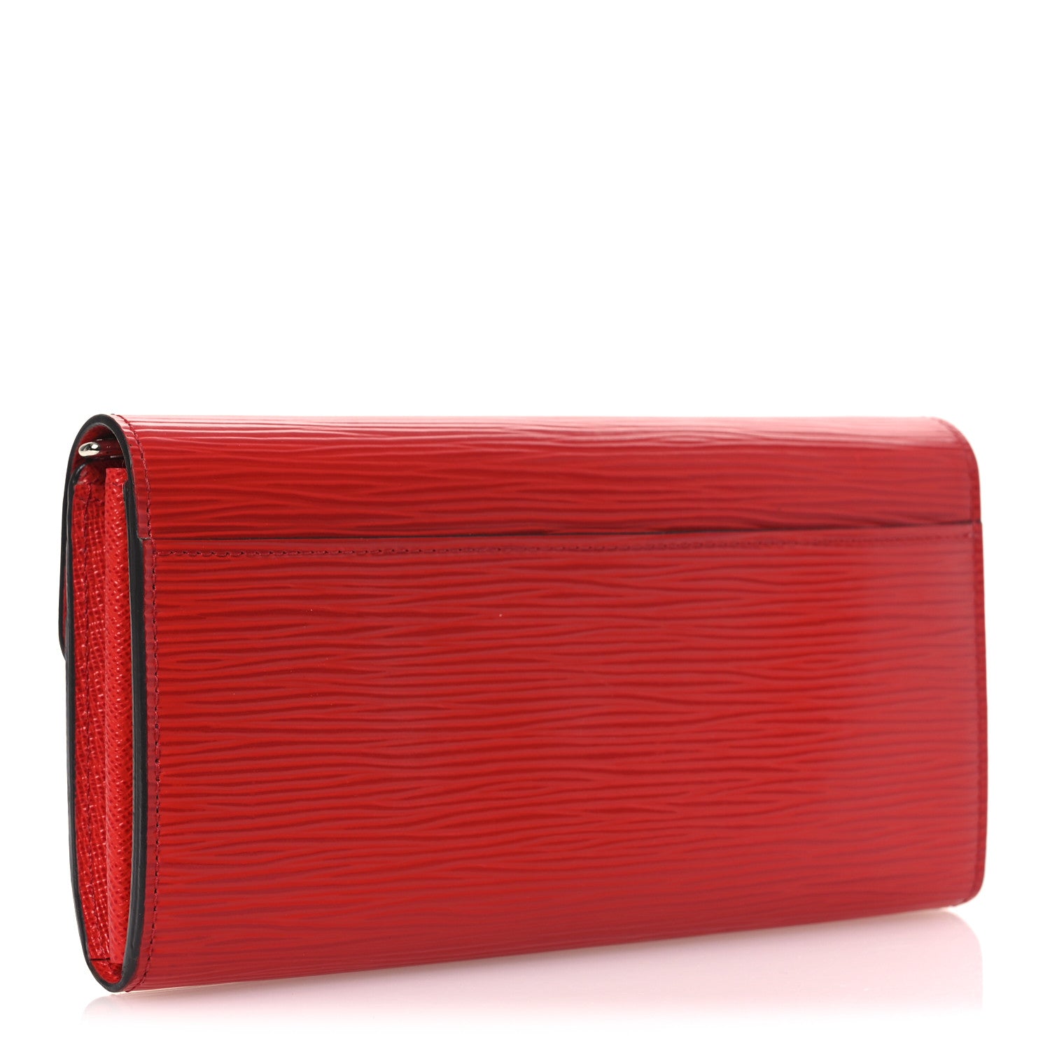 Louis Vuitton Epi Sarah Wallet NM Coquelicot 3 of 8