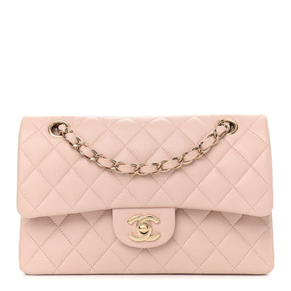 Chanel Caviar Quilted Small Double Flap Light Pink 1 of 9