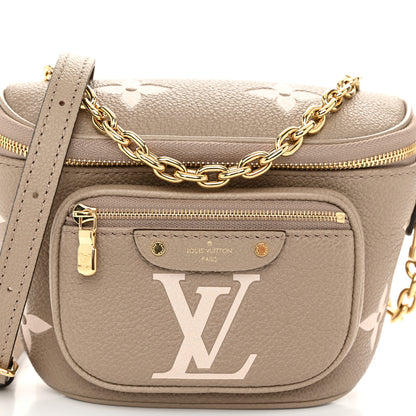 Louis Vuitton Empreinte Mini Bumbag Tourterelle Cream 7 of 9