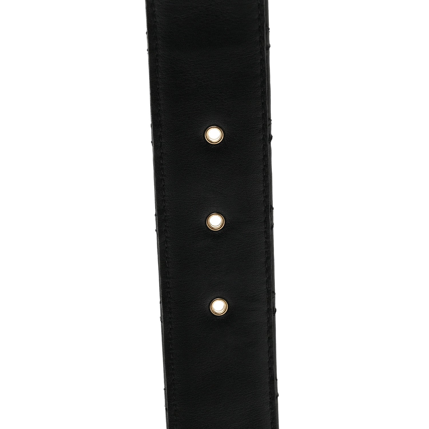 Chanel Calfskin Quilted CC Chain Belt 95 38 Black 3 of 7