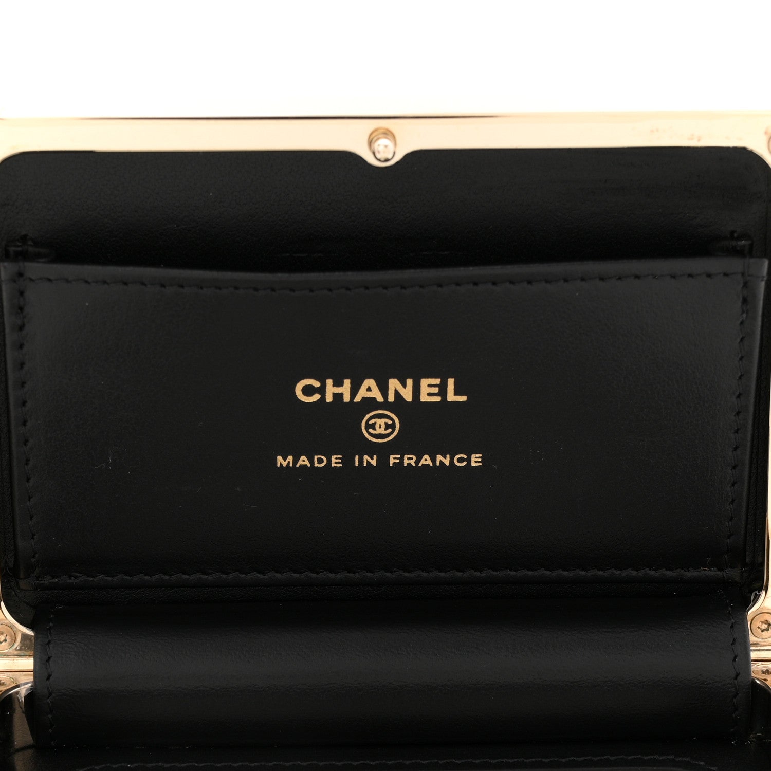Chanel Patent Calfskin Boy Minaudiere Black 5 of 11
