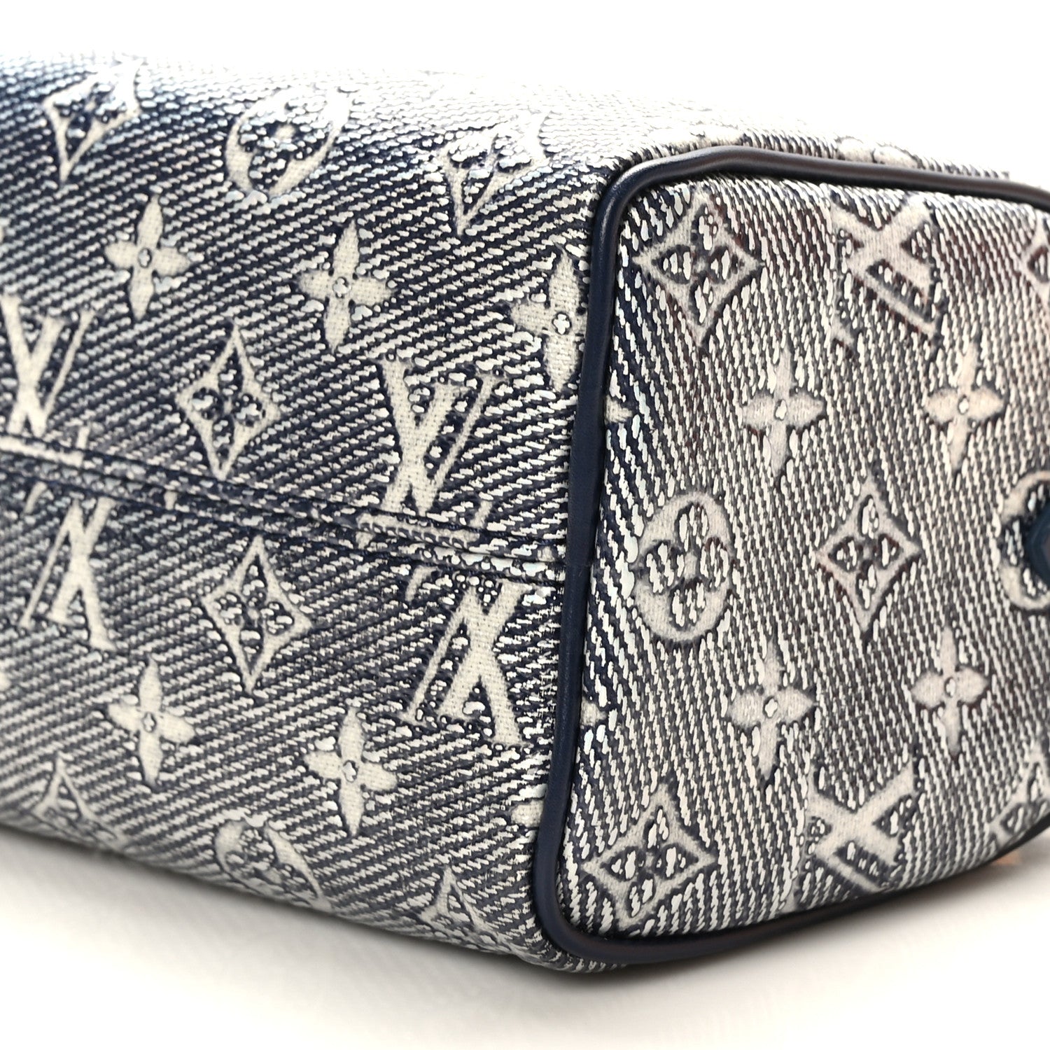 Louis Vuitton Monoglam Speedy Bandouliere 20 Blue 7 of 8
