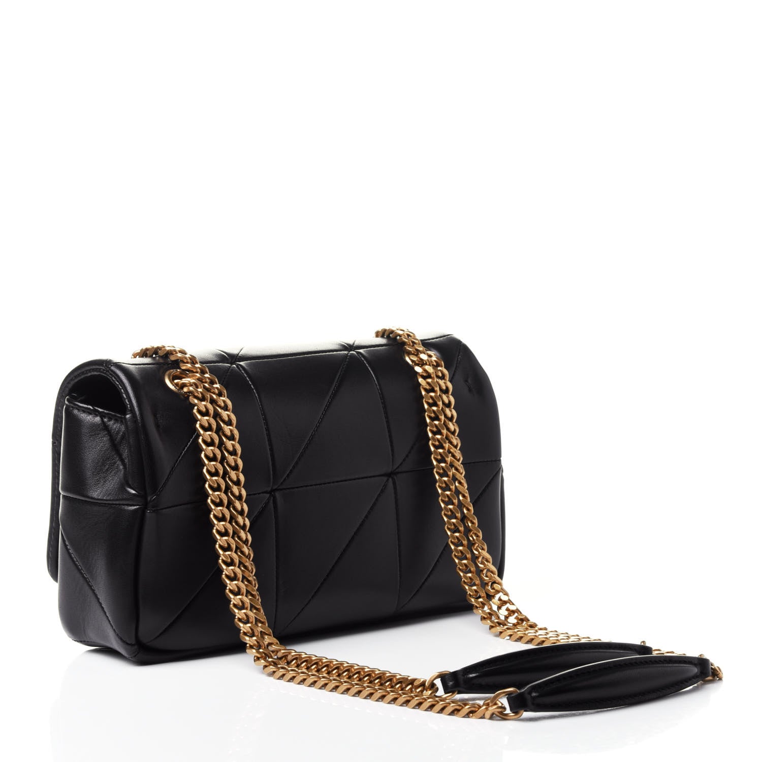 Saint Laurent Lambskin Patchwork Monogram Small Jamie Black 2 of 4