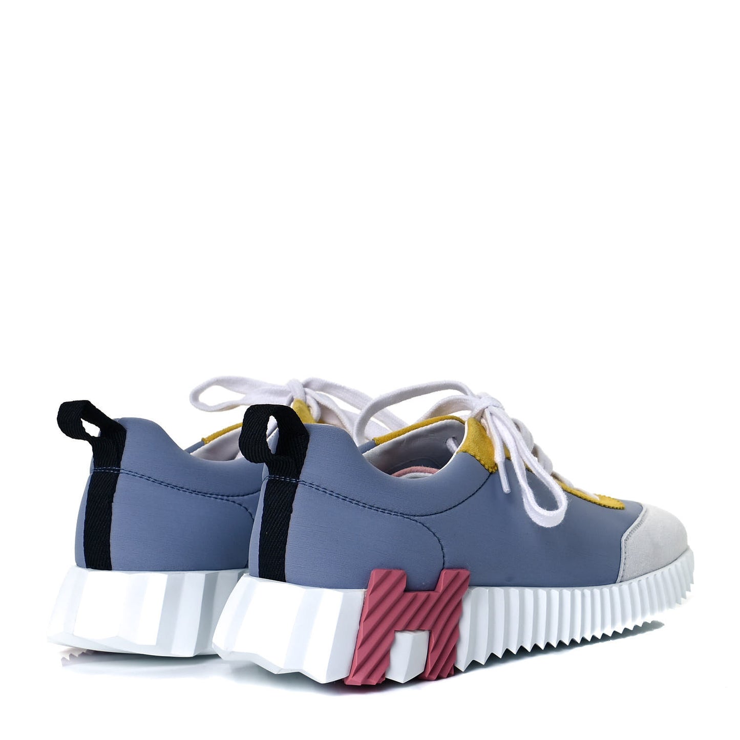 Technical Canvas Suede Goatskin Bouncing Sneakers 37