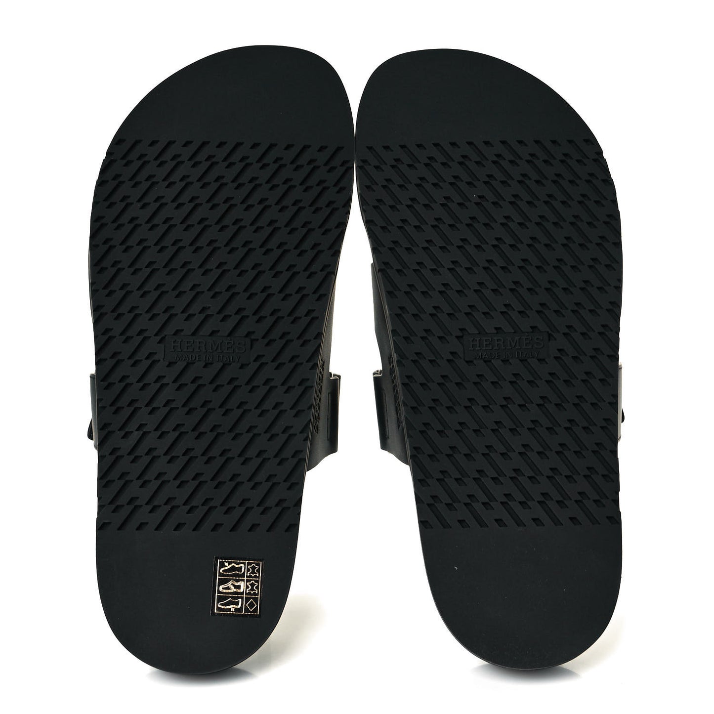 Calfskin Mens Chypre Sandals 43 Black