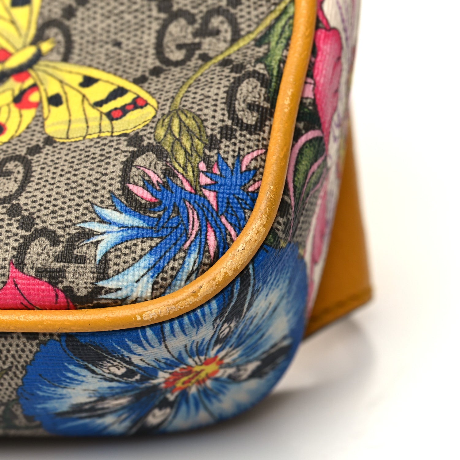 Gucci GG Supreme Monogram Flora Medium Ophidia Belt Bag Beige Multicolor Crop 13 of 13