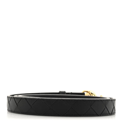 Bottega Veneta Nappa Intrecciato Knot Belt 85 34 Black 2 of 4