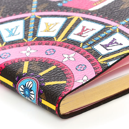 Louis Vuitton Monogram 2020 Christmas Animation Big Wheel Notebook MM Rose Ballerine 9 of 11