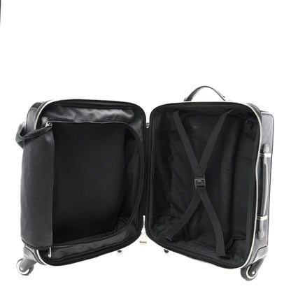 Gucci GG Supreme Monogram Calfskin Carry On Trolley Black 4 of 9