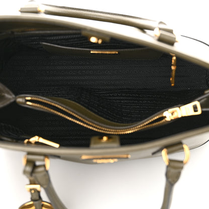 Prada Saffiano Lux Medium Promenade Tote Militare 5 of 13