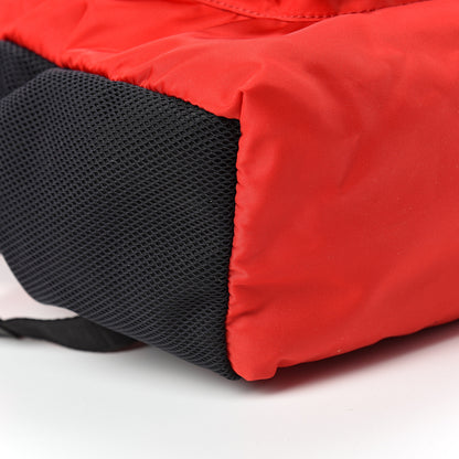 Versace Nylon Palazzo Backpack Red Black 7 of 9