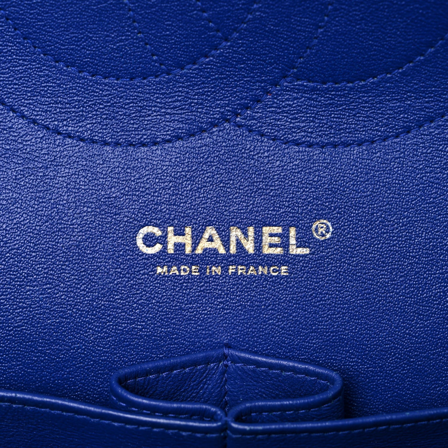 Chanel Lambskin Quilted Jumbo Double Flap Blue 6 of 22