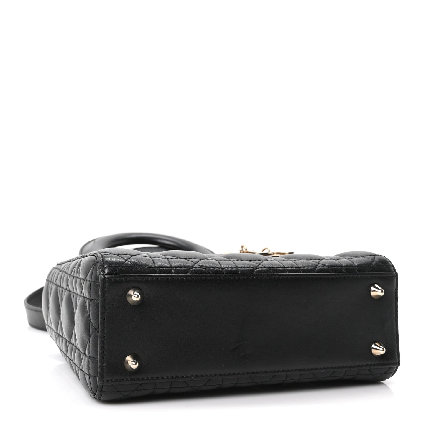 Lambskin Cannage Small My ABCDior Lady Dior Black