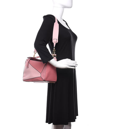 Loewe Calfskin Medium Puzzle Bag Soft Pink 2 of 10