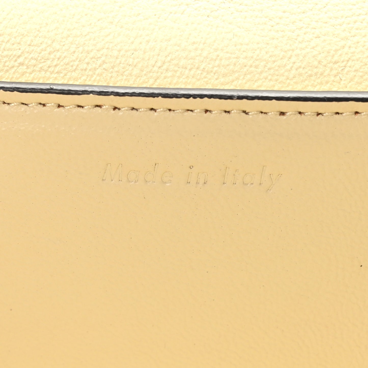 Shiny Smooth Calfskin Medium Frame Shoulder Bag Chalk Mastic