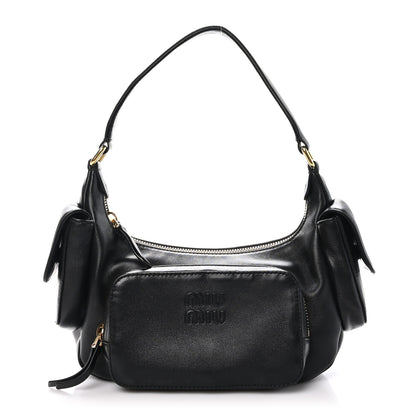 Miu Miu Nappa Multi Pocket Hobo Black 1 of 9