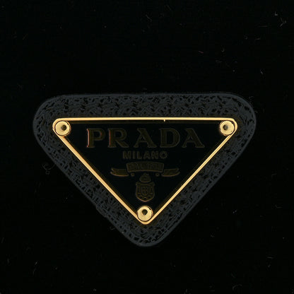 Prada Velvet Nappa Mini Re-Edition Shoulder Bag Black 11 of 11